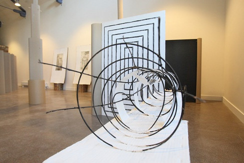 Pierre Pitrou, Vue de l'exposition, 2008, (c) Yann Piriou