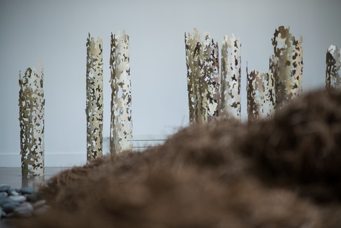 Vue de l'Exposition " Les Trois Lointains", © Jorge Alvarez