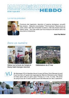 N°109 - Forum emploi Bussy - délibérations du 27 mai
