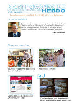 N°105 : les métiers d'art, le compostage