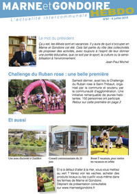 La challenge du Ruban rose, l'été en Marne et Gondoire