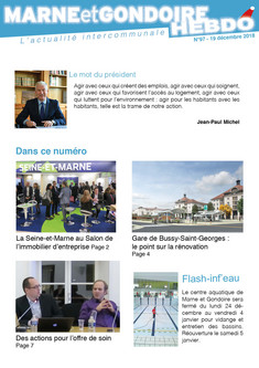 N°97 - 19/12/17 Les projets dans notre secteur