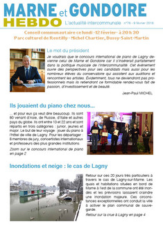 N°76  - Concours international de piano, la crue à Lagny