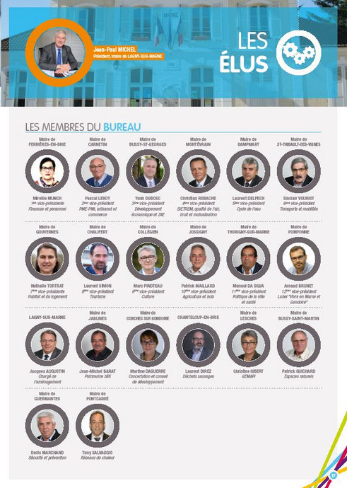 Les membres du bureau - CLIQUEZ SUR L'IMAGE POUR AGRANDIR