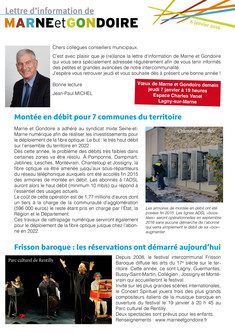 Marne et Gondoire hebdo - Conception, rédaction, mise en page : Thomas Umiastowski, communauté d'agglomération de Marne et Gondoire