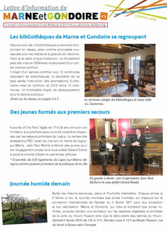 N°5, Les Bibliothèques se regroupent / Marché d'entretien des espaces verts et naturels