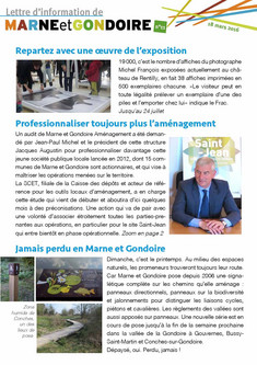 N°11, Parc Saint-Jean : les opérations débutent / Pose de signalétique dans la vallée de la Gondoire