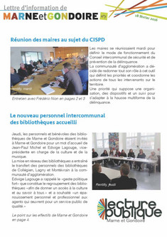 N°7, Le Conseil intercommunal de sécurité et de prévention de la délinquance (interview Frédéric Nion) / Effectifs de Marne et Gondoire par catégories