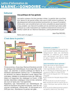 N°43 : milieux aquatiques, Bureau 20 février 2017