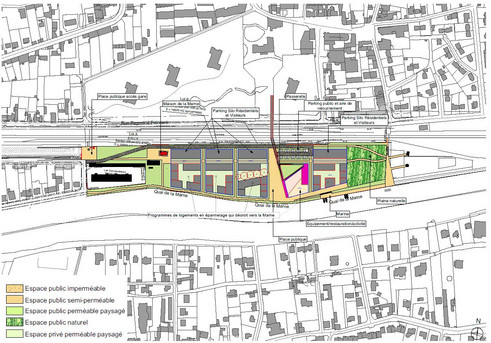 Extrait du Plan-guide de Marne et Gondoire, proposé par Alexandre Chemetoff et associés